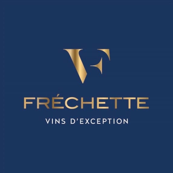 Logo Fréchette sur fond Bleu