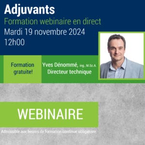 Webinaire – Adjuvants 2024