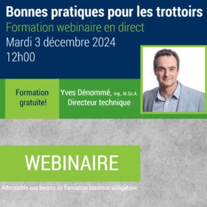 Webinaire – Bonnes pratiques pour les trottoirs et bordures 2024
